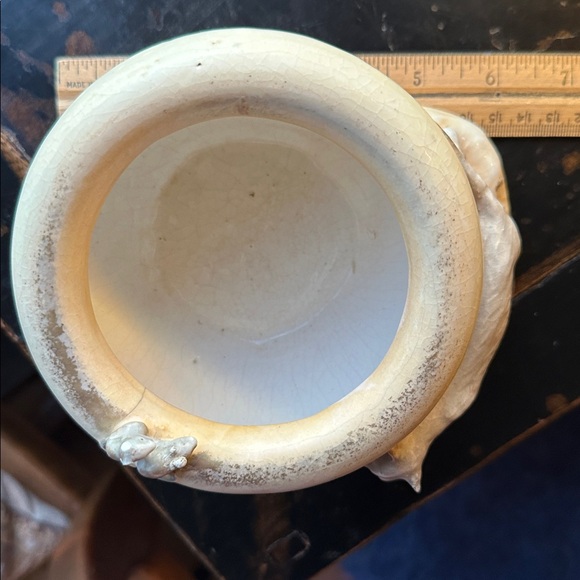 Amphora Vase with Cat  & Mice. Antique pottery home decor. Rare collectible EUC - Picture 6 of 16